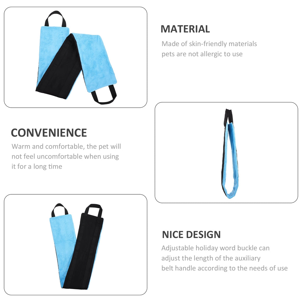 Blue Oxford Cloth Dog Sling for Hind Leg Support TrendyPet's Zone