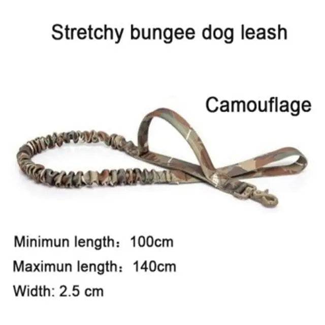 Camouflage Durable Nylon Tactical Dog Harness Collar Leash Set - TrendyPet's Zone