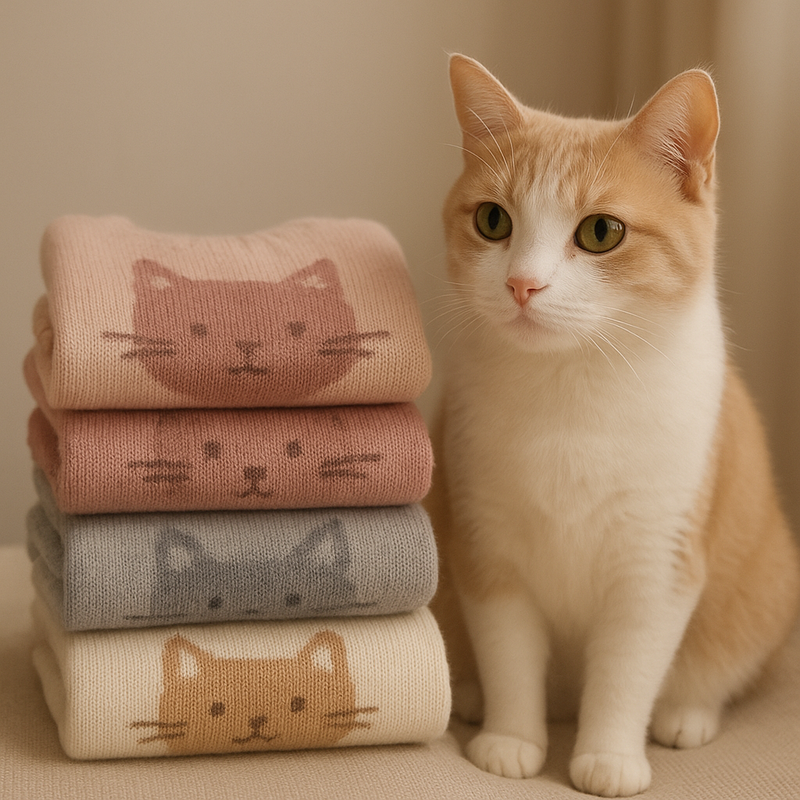 Soft knits, softer purrs