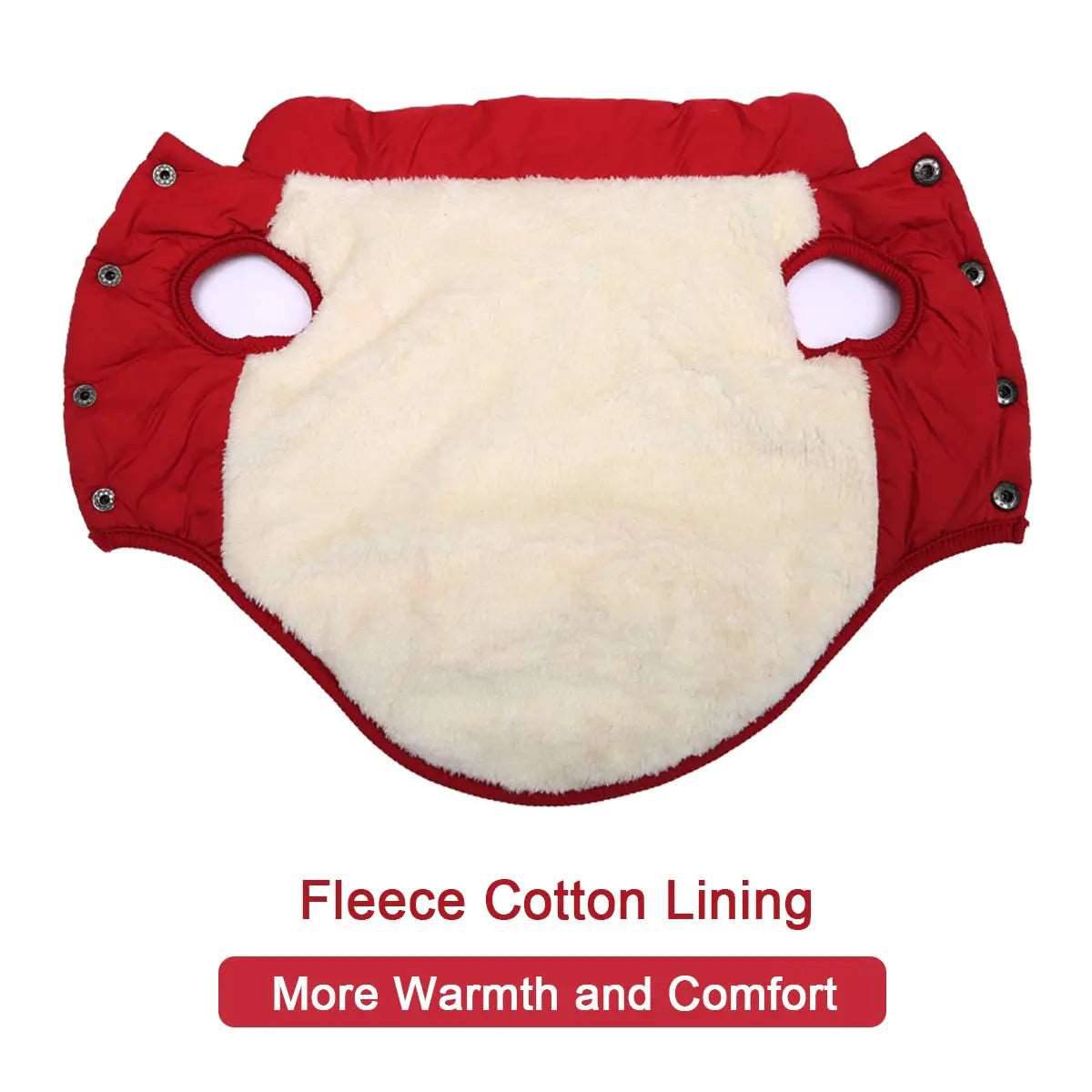 Coffee-colored winter dog coat by TrendyPet's Zone, warm fleece vest for small and large dogs, stylish pet clothing.
