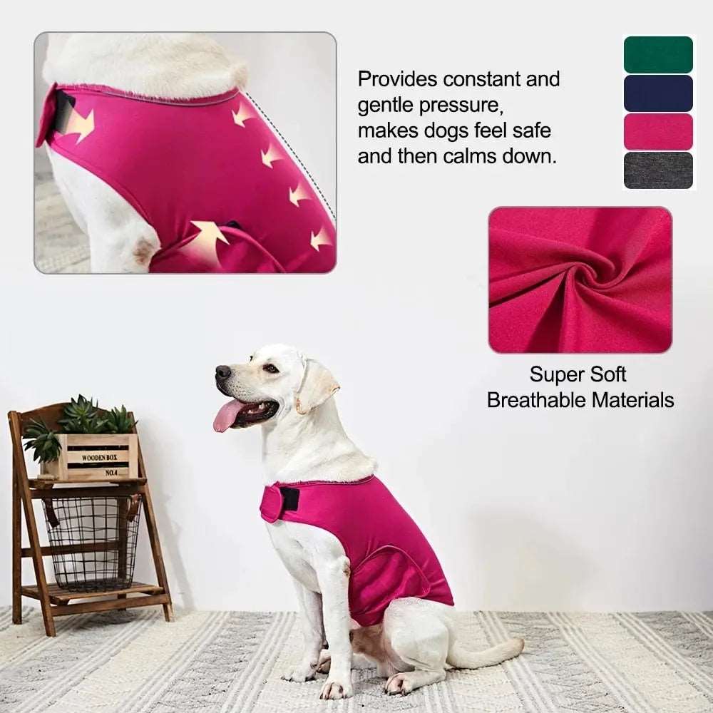 Dark Navy Dog Thunder Shirt Vest Anxiety Relief Reflective TRENDYPET'S ZONE