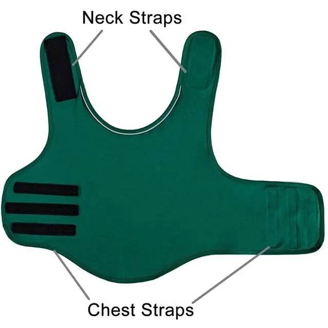 Green Dog Thunder Shirt Vest Anxiety Relief Reflective TRENDYPET'S ZONE