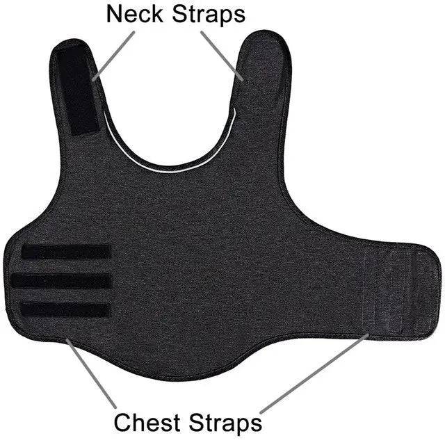 Dark Gray Dog Thunder Shirt Vest Anxiety Relief Reflective TRENDYPET'S ZONE