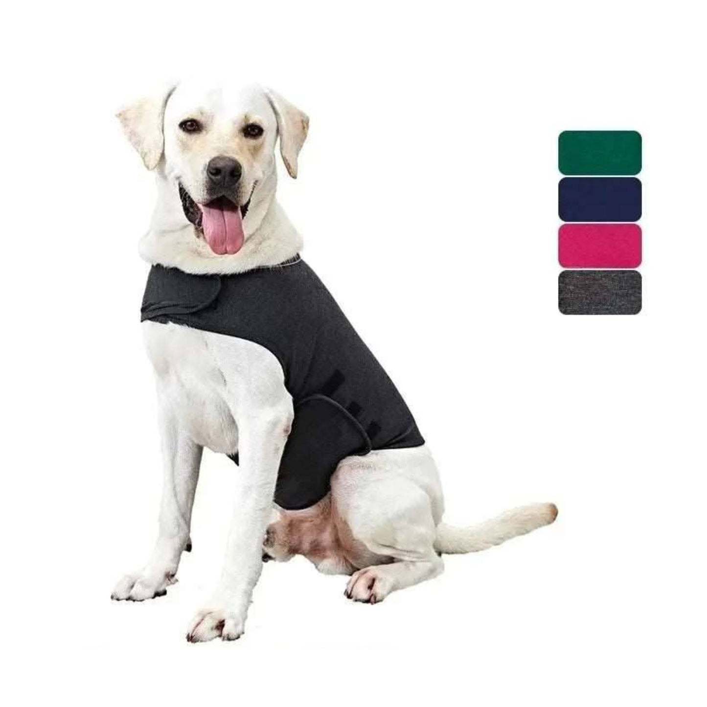 Dark Navy Dog Thunder Shirt Vest Anxiety Relief Reflective TRENDYPET'S ZONE