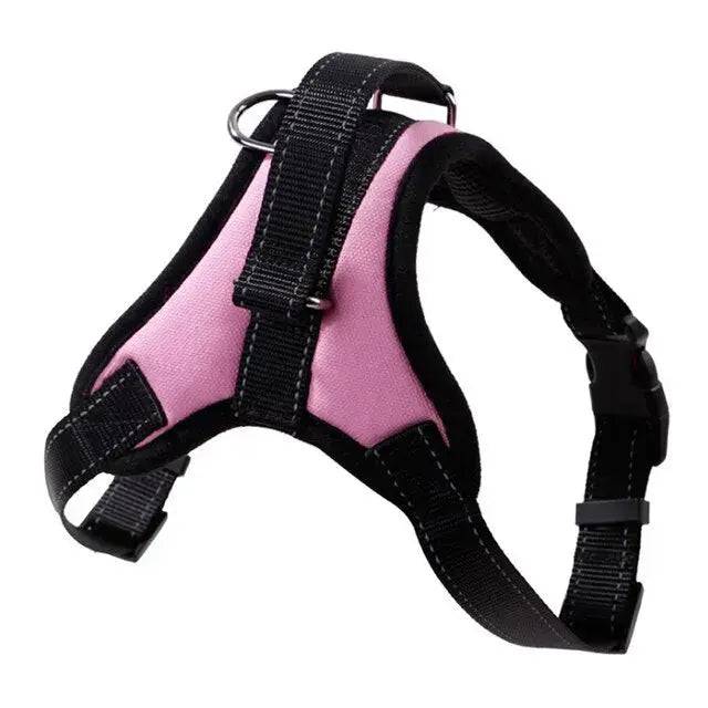 Pink Pet Dogs Adjustable Harness Small and Large Dog Harness Vest - TrendyPet's Zone