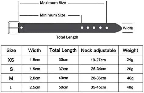Red Pet Dog Collar Bone Leather Durable Pet Supplies Accessories Neck Strap Collar for Dog Puppy Pug Collars for Small Large Dogs - TrendyPet's Zone