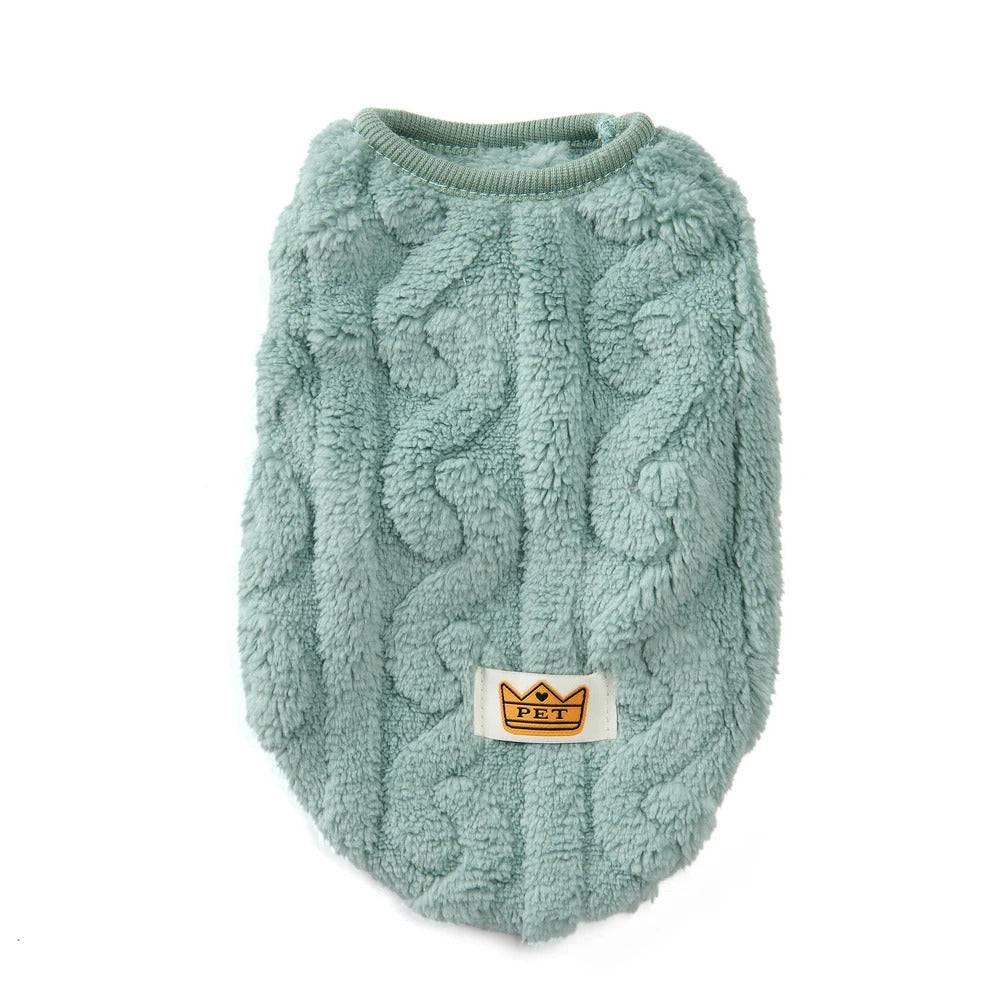 Soft Cozy Autumn Winter Warm Fleece Dog Cat Sweaters - TrendyPet's Zone