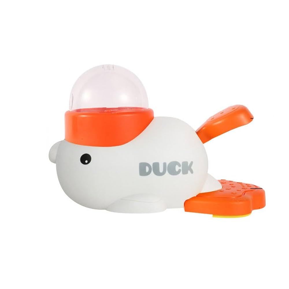 White Duck-Shaped Interactive Dog Puzzle Feeder Anti-Slip Toy Slow Feeder TrendyPet's Zone