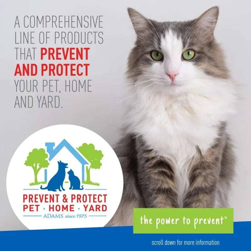 Adams Plus Flea & Tick Collar for Cats, Protection for 14 Months, One-Size-Fits-All, 7-Months Protection Each, 2 Collars TRENDYPET'S ZONE