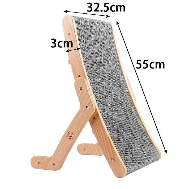 Bed Wood Anti Cat Scratcher Cat Scratch Board Bed 3 In 1 Pad Vertical Pet Cat Toys Grinding Nail Scraper Mat Training Grinding Claw - TrendyPet's Zone