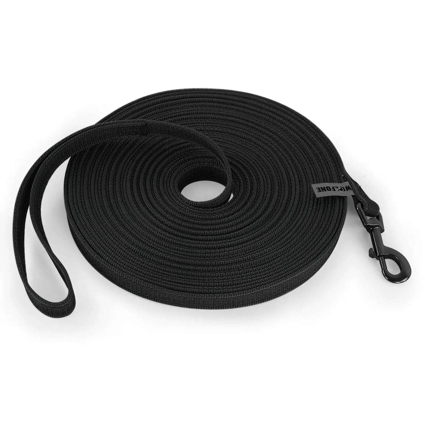 Black Dog Leash Latex Silk Easy and Convenient Training Big Dual Color - TrendyPet's Zone