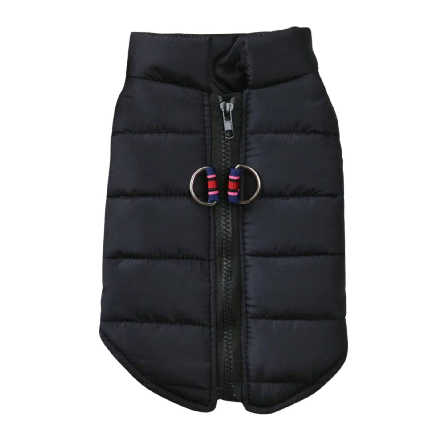 Black Windproof Pet Dog Coat Jacket Winter Warm Padded Vest - TrendyPet's Zone