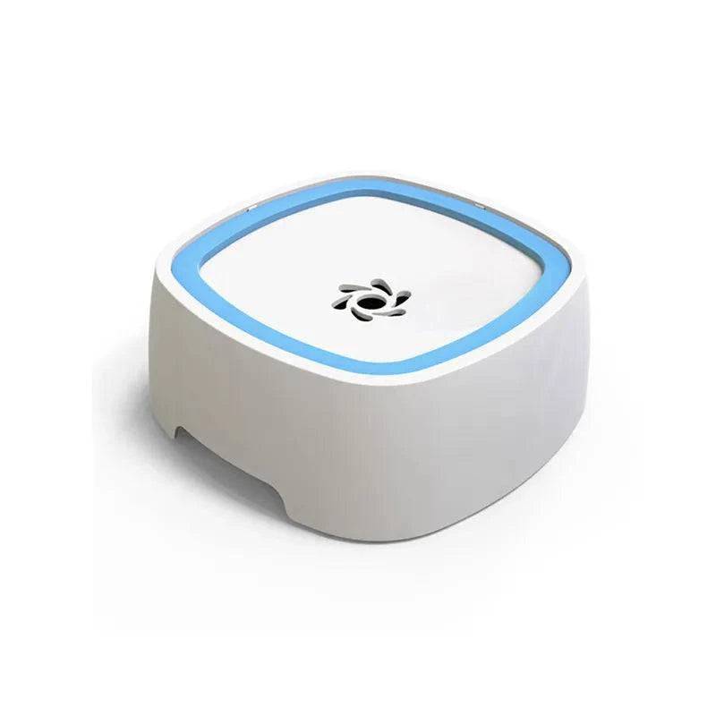 Blue (1L) Pet Dog Cat Floating Water Bowl Drinker Not Wet Mouth Splash Water Not Sprinkler Water Dispenser Portable Bowl TRENDYPET'S ZONE