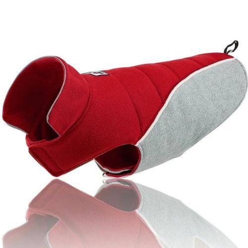 Burgundy High Quality Dog Clothes Reversible Reflective Coat Winter Jacket Vest Warm Pet Outfit TRENDYPET'S ZONE