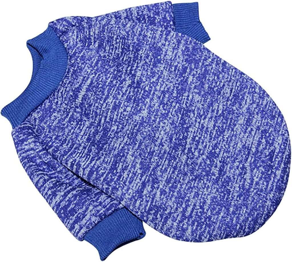 Dark Blue Warm Winter Dog Cloth Classic Pet Sweatshirt Vest - TrendyPet's Zone
