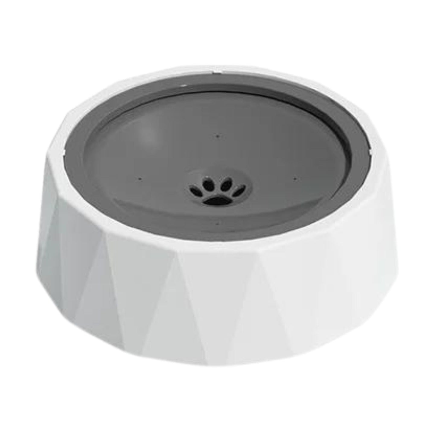 Dark Grey 1L Pet Floating Water Bowl For Cat Dog No-Spill Large Capacity Slow Water Feeder Dispenser - TrendyPet's Zone