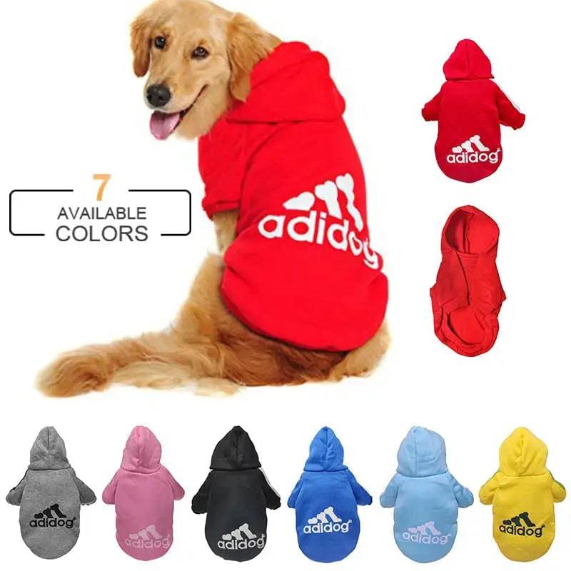 Gray Soft Fleece Pet Dog Puppy Hoodies Warm Sweatshirt Pet Costume Jacket - TrendyPet's Zone