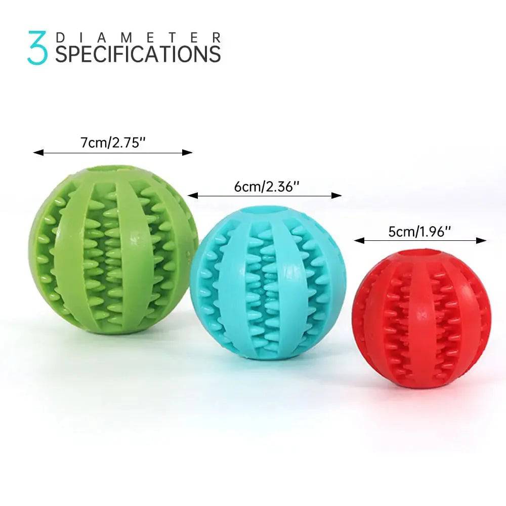 Green Ball White & Burgundy Hemp Rope Toys Treat Interactive Rubber Leaking Balls for Small Dogs Chewing Bite Resistant Pet Tooth Cleaning - TrendyPet's Zone