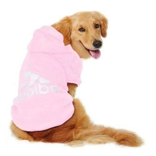 Pink Soft Fleece Pet Dog Puppy Hoodies Warm Sweatshirt Pet Costume Jacket - TrendyPet's Zone