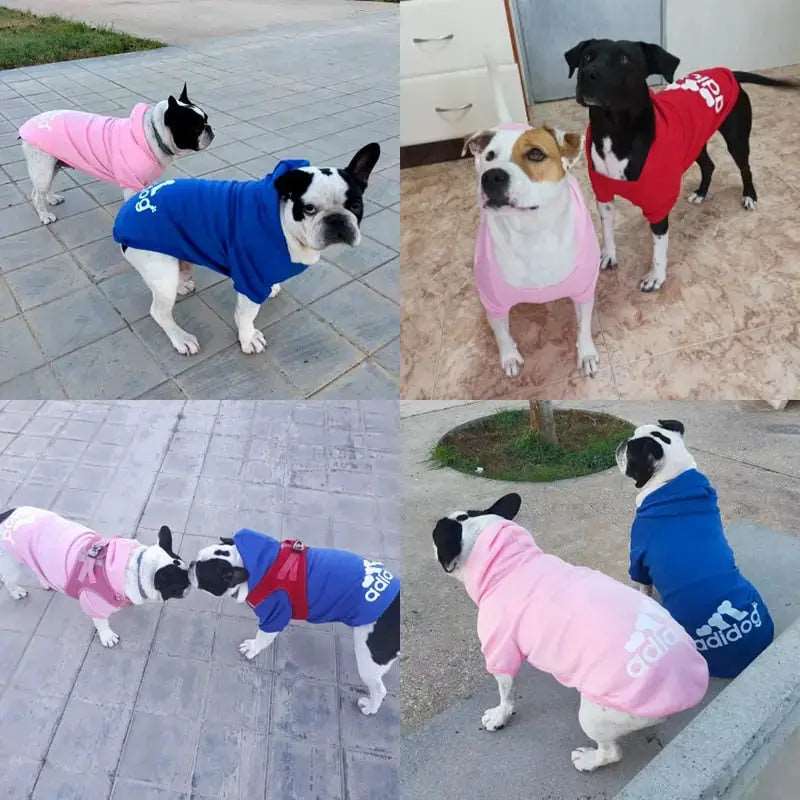 Pink Soft Fleece Pet Dog Puppy Hoodies Warm Sweatshirt Pet Costume Jacket - TrendyPet's Zone