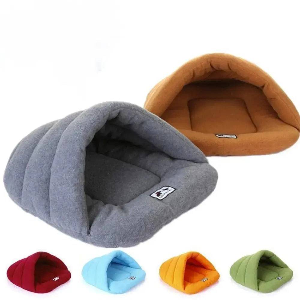 Red Warm fleece pet sleeping bag pet nest dog nest cat nest rabbit nest large and medium pet nest pet house TRENDYPET'S ZONE