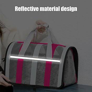 Rose red pet carrier bag by TrendyPet's Zone, large capacity, breathable shoulder bag for outdoor use and all seasons.