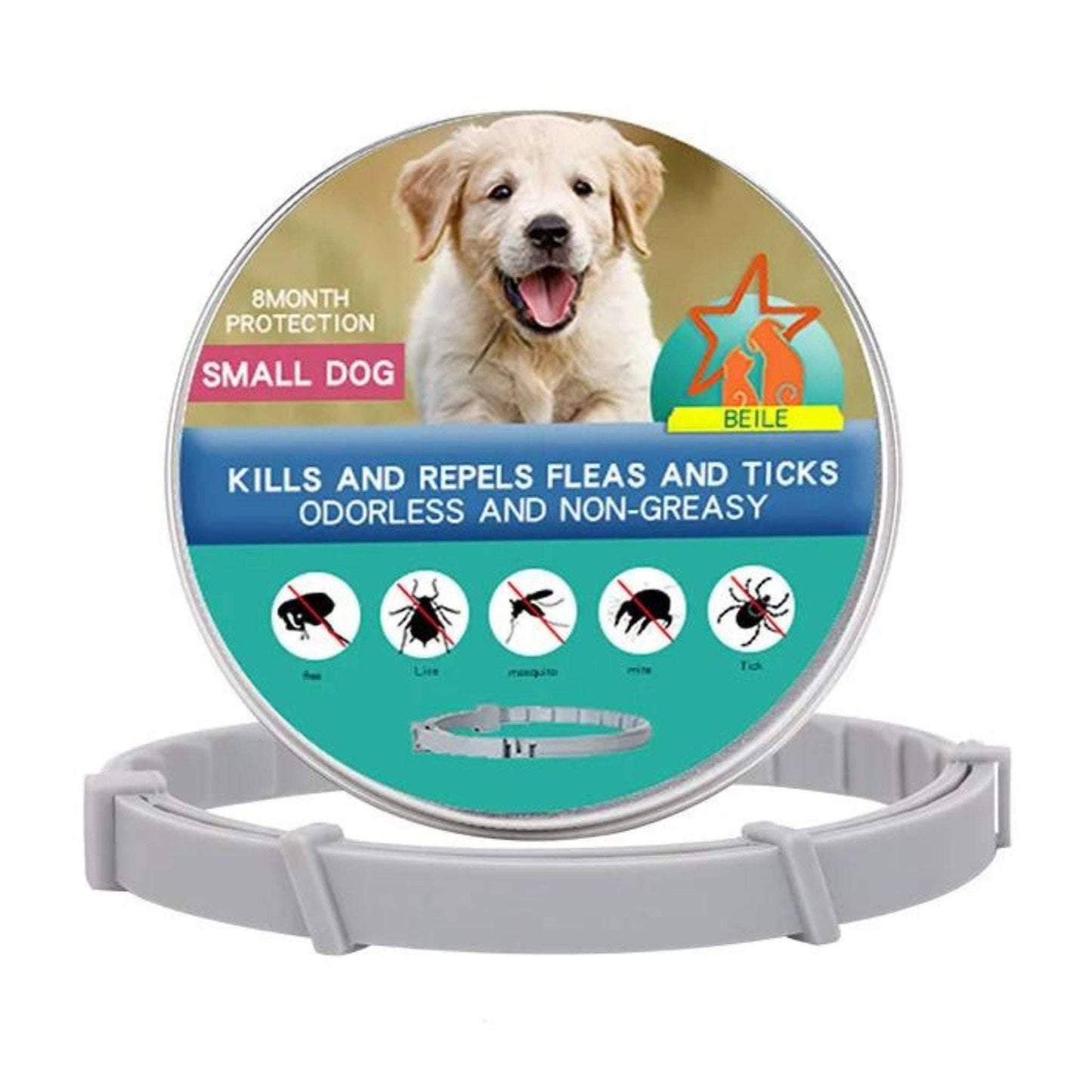 Small Dog Flea and Tick Collar, 8-Month Flea and Tick Collar TRENDYPET'S ZONE
