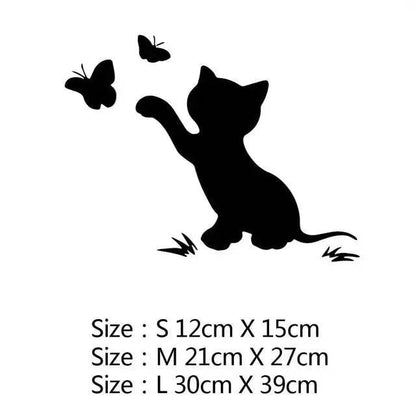 Cute Cat Vinyl Decals Stickers Vehicle Body Decoration #11 - TrendyPet's Zone
