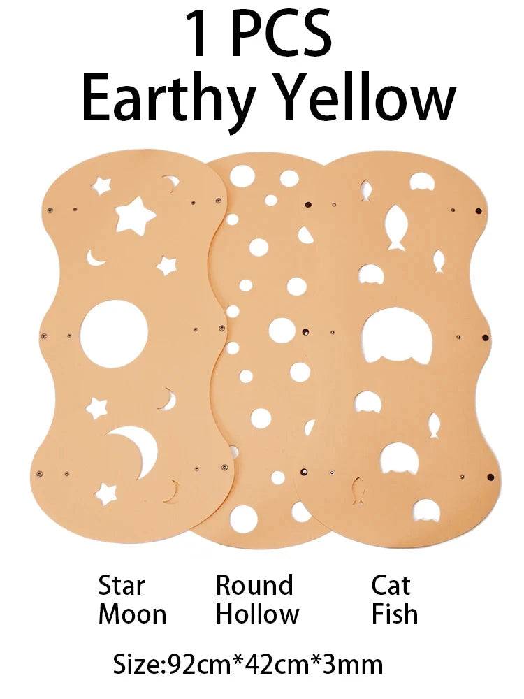 TrendyPet's Zone 3mm thick felt kitten tunnel, collapsible and deformable pet toy, ideal for interactive cat play and hiding.