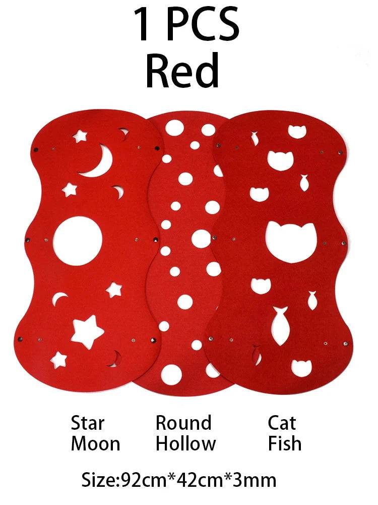 TrendyPet's Zone 3mm thick felt cat tunnel, collapsible and deformable kitten house and interactive toy for playful cats.