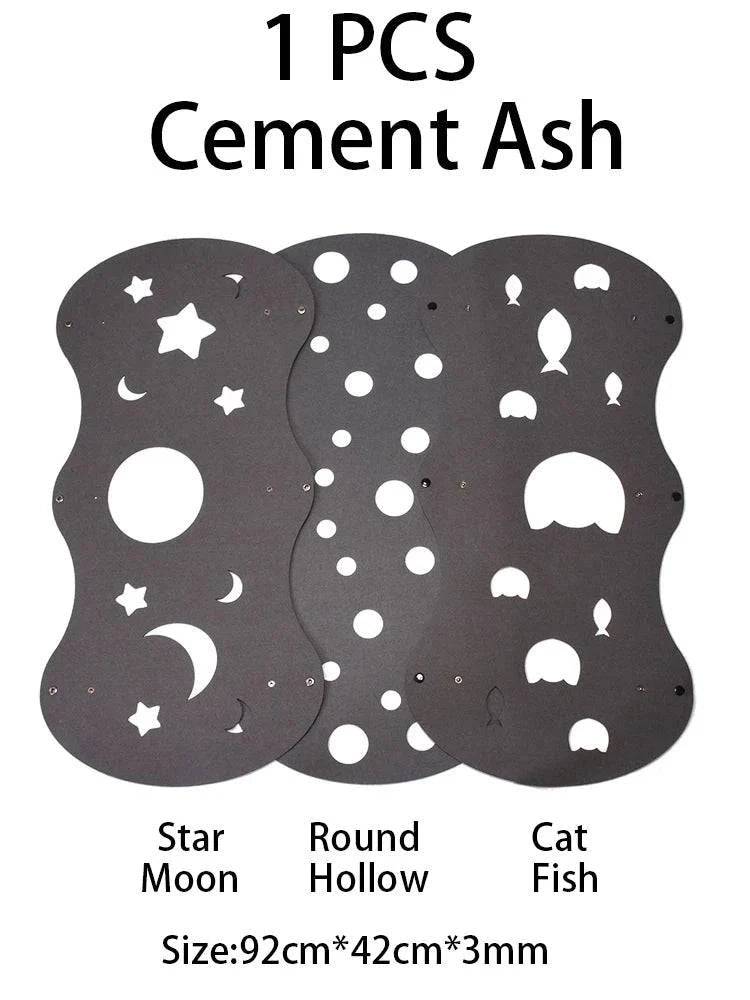 TrendyPet's Zone 3mm thick felt kitten tunnel, collapsible and deformable, designed as an interactive cat toy and cozy hideout.