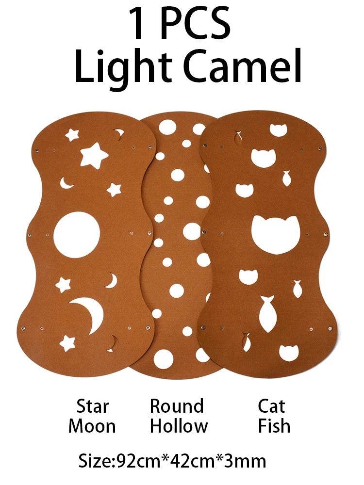 TrendyPet's Zone 3mm thick felt cat tunnel toy, collapsible and deformable kitten house for interactive play.