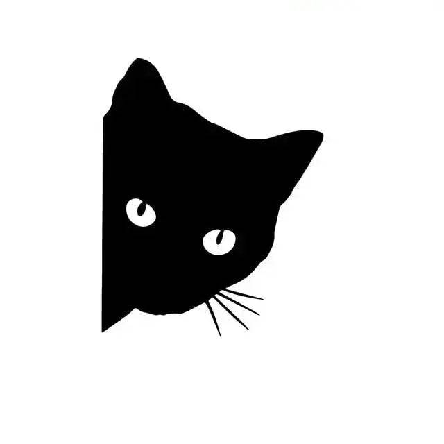 Cute Cat Vinyl Decals Stickers Vehicle Body Decoration #4 - TrendyPet's Zone