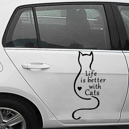 Cute Cat Vinyl Decals Stickers Vehicle Body Decoration #5 - TrendyPet's Zone
