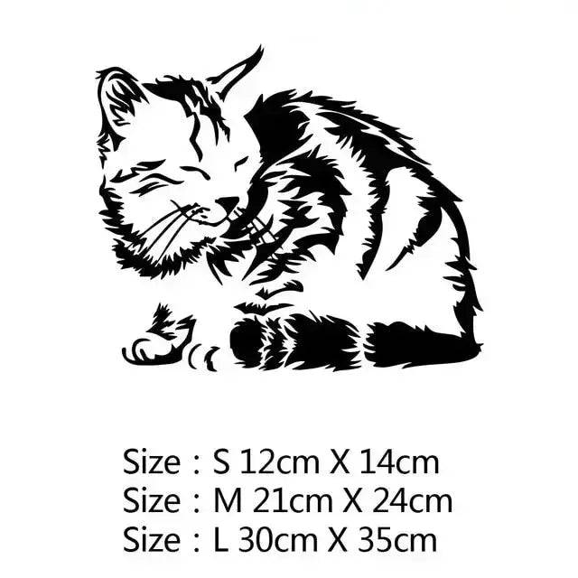 Cute Cat Vinyl Decals Stickers Vehicle Body Decoration #5 - TrendyPet's Zone