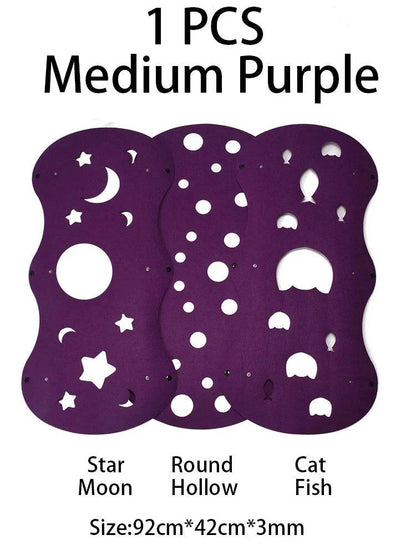 TrendyPet's Zone 5mm thick felt kitten tunnel, collapsible and deformable, designed for interactive cat play and cozy hiding.