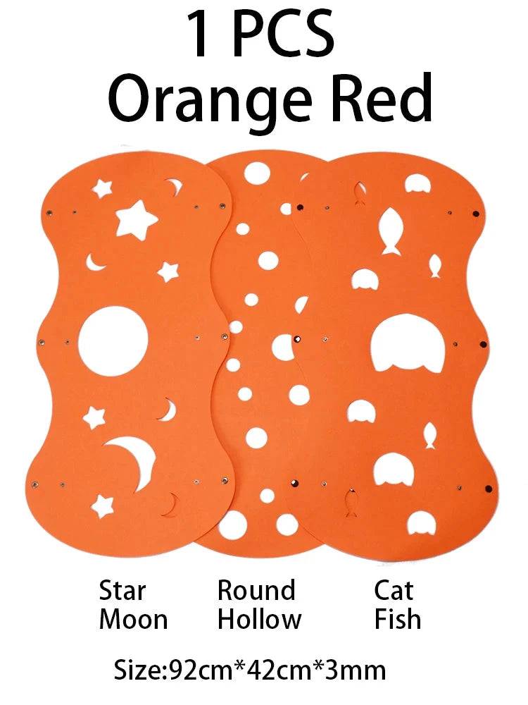 TrendyPet's Zone 5mm thick felt kitten tunnel, collapsible and deformable for interactive cat play and cozy hideaway.