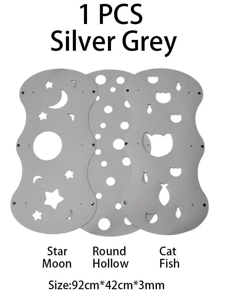 TrendyPet's Zone collapsible kitten tunnel toy made of 5mm thick felt, perfect for interactive pet play and cozy hiding spots.
