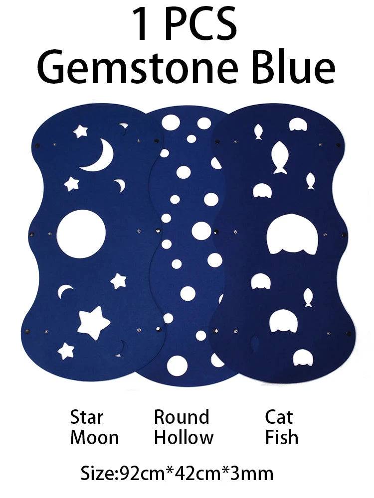 TrendyPet's Zone 5mm thick felt kitten tunnel, collapsible and deformable, ideal for interactive cat play and shelter.