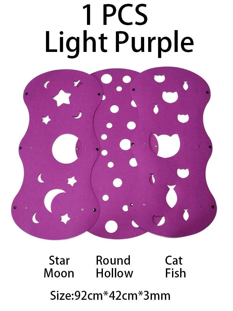 TrendyPet's Zone 5mm thick felt kitten tunnel, collapsible and deformable cat toy, interactive pet tunnel for cats.