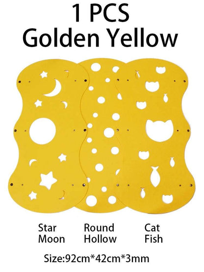TrendyPet's Zone collapsible felt kitten tunnel toy, 5mm thick, deformable, perfect for playful cats and interactive pet fun.