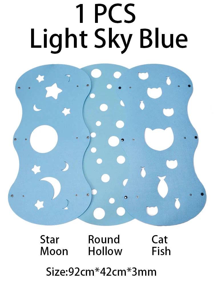 5mm Thick Splicing Cat Toy Felt Nest Deformable Kitten Tunnel Collapsible Tube House Tunnel Interactive Pet - TrendyPet's Zone