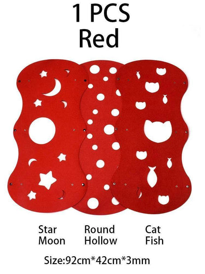5mm Thick Splicing Cat Toy Felt Nest Deformable Kitten Tunnel Collapsible Tube House Tunnel Interactive Pet - TrendyPet's Zone