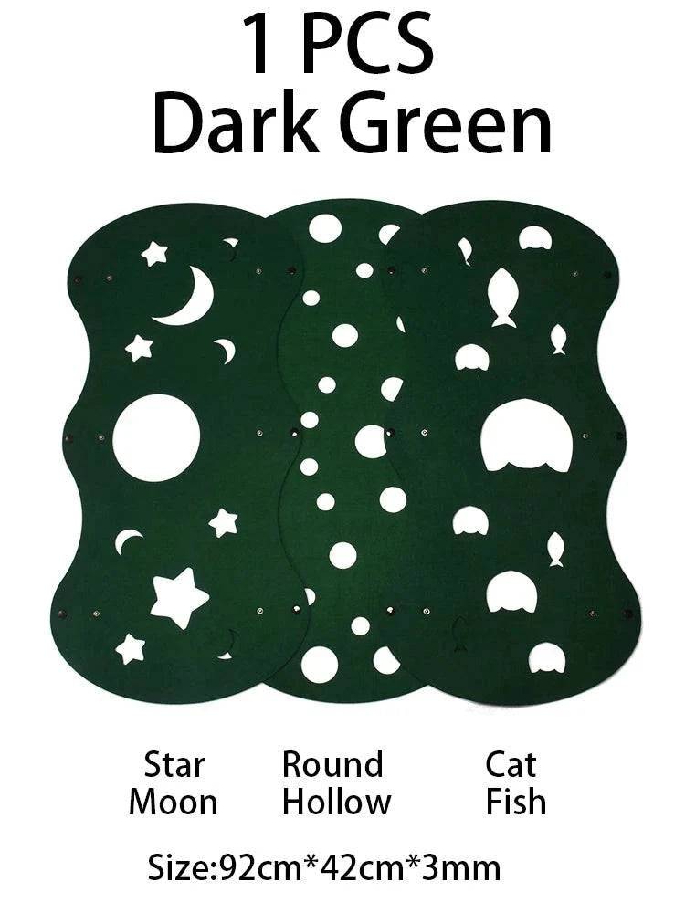 5mm Thick Splicing Cat Toy Felt Nest Deformable Kitten Tunnel Collapsible Tube House Tunnel Interactive Pet - TrendyPet's Zone