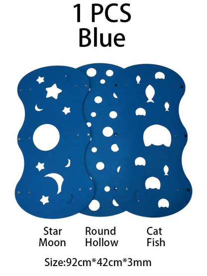 5mm Thick Splicing Cat Toy Felt Nest Deformable Kitten Tunnel Collapsible Tube House Tunnel Interactive Pet - TrendyPet's Zone