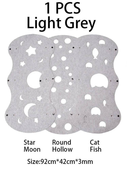5mm Thick Splicing Cat Toy Felt Nest Deformable Kitten Tunnel Collapsible Tube House Tunnel Interactive Pet - TrendyPet's Zone