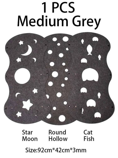 5mm Thick Splicing Cat Toy Felt Nest Deformable Kitten Tunnel Collapsible Tube House Tunnel Interactive Pet - TrendyPet's Zone