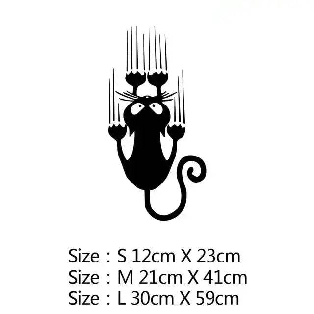 Cute Cat Vinyl Decals Stickers Vehicle Body Decoration #8 - TrendyPet's Zone