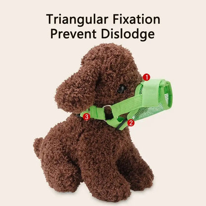 Anti-Bark Dog Muzzle Comfortable Mesh Design for All Breeds TrendyPet's Zone