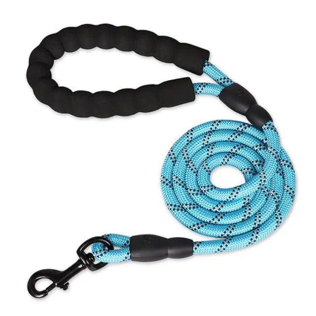 Blue 150/200/300cm Strong Pet Reflective Leash For Big Small Medium Large Dog Drag Pull Tow - TrendyPet's Zone